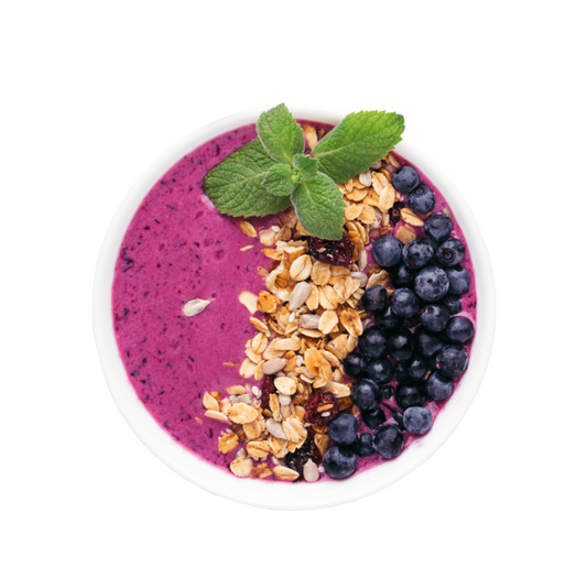 Berry Oats Smoothie Bowl🌱🍇