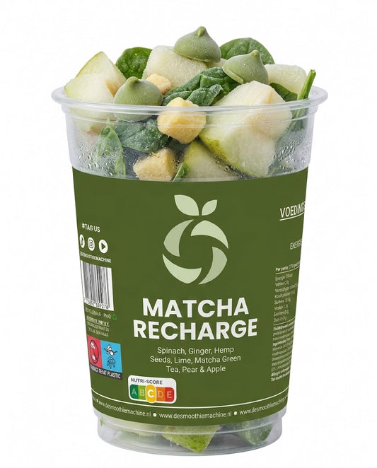 Matcha Recharge🫚🍐 (11 cups per doos)